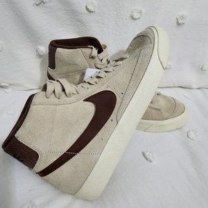 Nike Men Blazer Mid 77 Premium Rattan Light Chocolate (9)